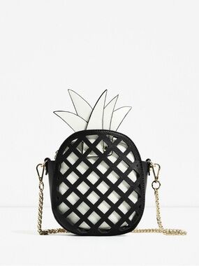 Zara Pineapple Crossbody Bag